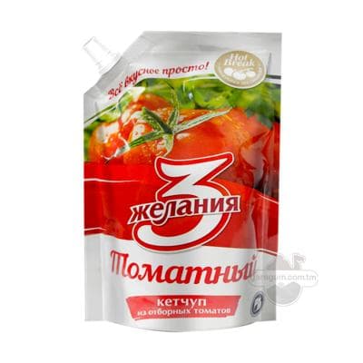 Ketçup "3 желания" Pomidorly, 250 gr