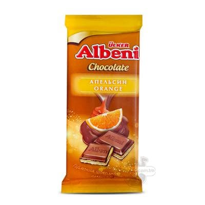 Şokolad Ülker "Albeni", apelsin, 85 gr