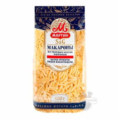 Makaron Мартин "Рожки особые" 400 gr