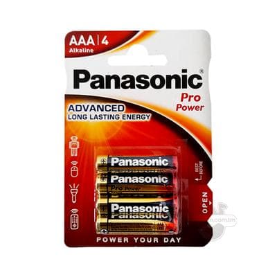 Batareýa Panasonic "Pro Power" AAA LR03 1.5V, 4 sany