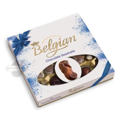 Şokoladly süýjüler Belgian "Seashells", 250 gr