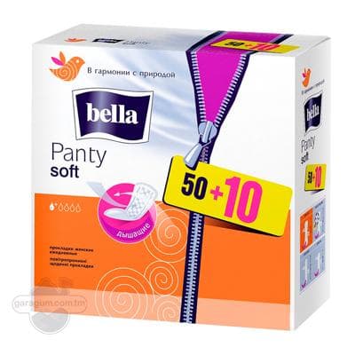 Gündelik prokladkalar Bella Panty soft, 2 damja, 60 sany