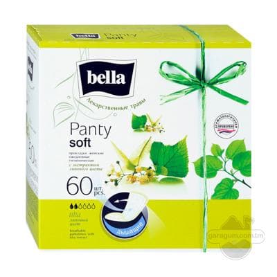 Gündelik prokladkalar Bella Panty soft tilia ekstraktly, 2 damja, 60 sany