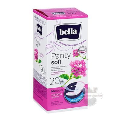 Gündelik prokladkalar Bella Panty soft Daily werbena ekstraktly, 2 damja, 20 sany