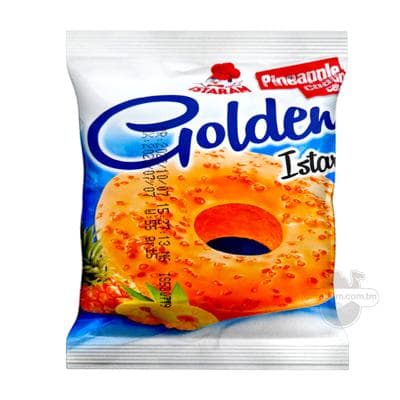 Keks ponçik Istaram "Golden" ananas tagamly, 55 gr