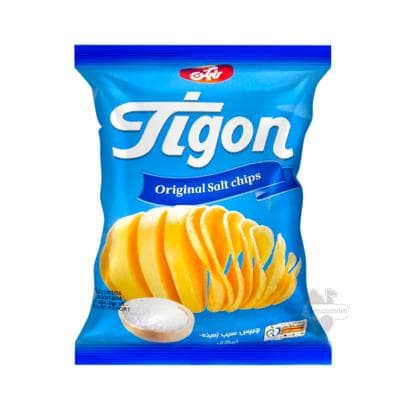 Ýeralmadan çipsi Tigon "Original Salt", 30 gr