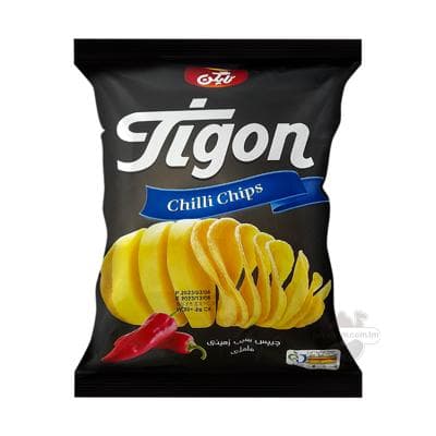 Ýeralmadan çipsi Tigon "Chilli", 30 gr