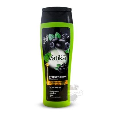 Şampun "Vatika" Spanish Olive goşmaça iýmitlendiriji, 200 ml