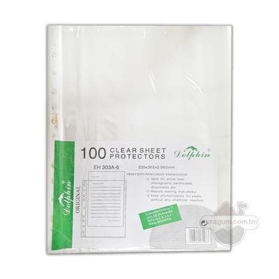 Faýl salynýan "Dolphin", А4, görünýän, tekiz, 1 sany