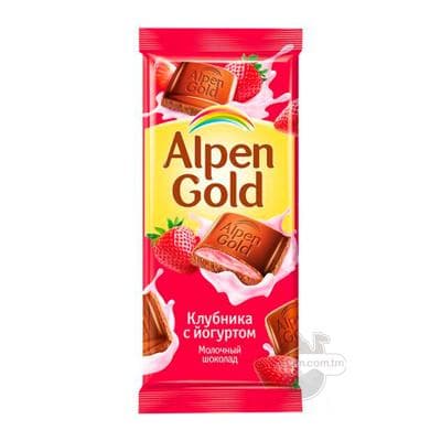 Şokolad Alpen Gold ýogurtly ýertudana, 90 gr