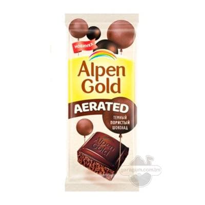 Gara şokolad Alpen Gold "Aerated", 80 gr