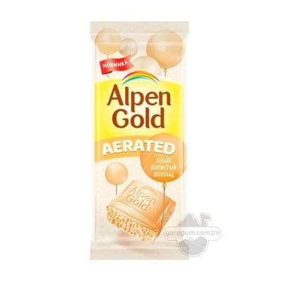 Аk şokolad Alpen Gold "Aerated", 80 gr