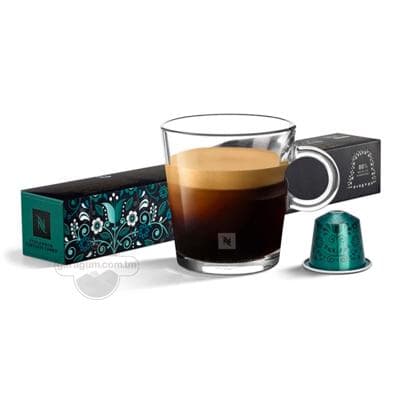 Kofe kapsulalary Nespresso Stockholm Fortissio Lungo, 10 kapsula