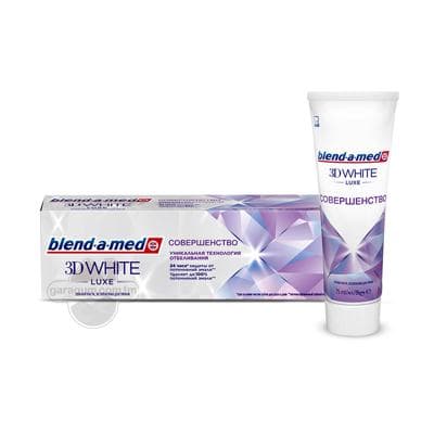 Diş pastasy Blend-a-Med 3D White Luxe "Iň ýokary dereje", 75 ml