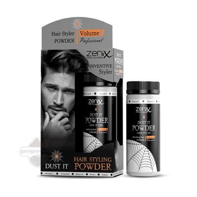 "Zenix Professional" saç üçin pudra "Öwüşginli", 20 gr