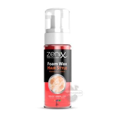 Saç üçin wosk köpürjigi "Zenix professional" göwrüm we güýçli saçlar 150 ml