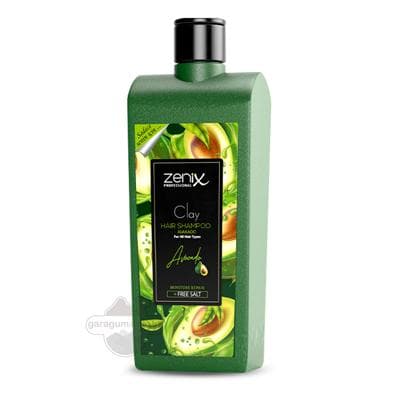 "Zenix Professional" Clay saç üçin awokado ekstraktly şampun, 400 ml