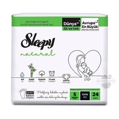 Podguznikler Sleepy "Ultra sensitive" Junior №5  (11-18 kg), 24 sany