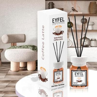 Öý üçin howa yslandyryjy diffuzor Eyfel "Kofe Latte", 120 ml
