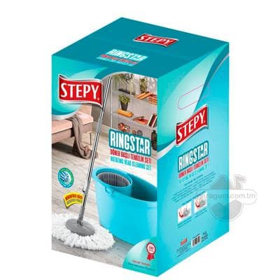 Arassaçylyk toplumy Stepy "Ringstar" gök (tegelek uçly) şwabra, bedre