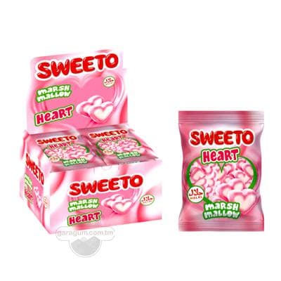 Zefir "Sweeto" ýürek şekilli, 30 gr