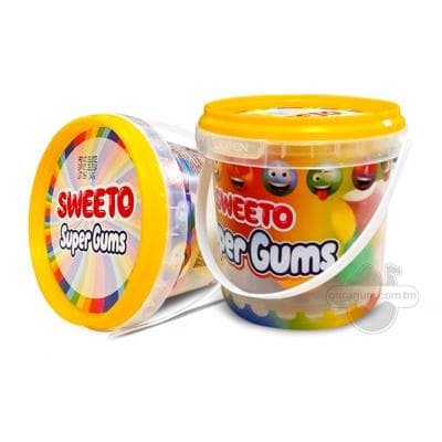 Bedrejikde sakgyç Sweeto "Super Gums", 150 gr