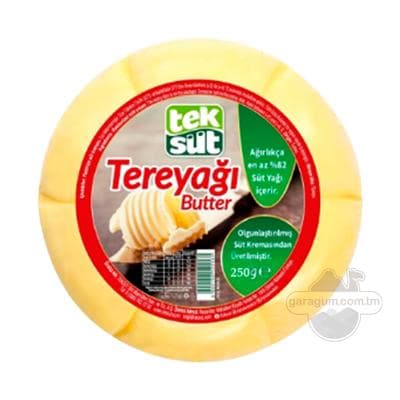 Mesge ýagy "Tek süt" ýaglylygy 82%, 250 gr