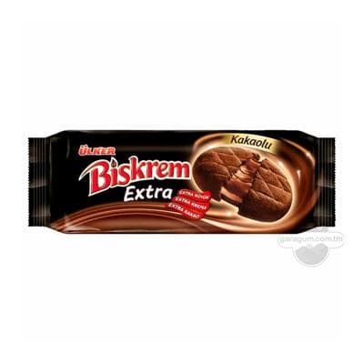 Kakao krem naçinkaly kakaoly köke Ülker "Biskrem extra" 92 gr
