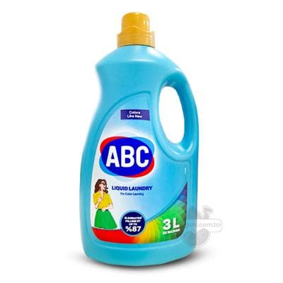 Suwuk kir ýuwujy serişde "ABC" reňkli eşikler üçin, 3 l