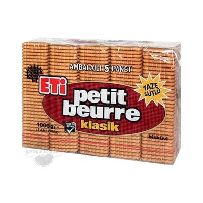 Klassiki biskwit kökeleri "ETi" Petit Beurre, 400 gr (2x200g)
