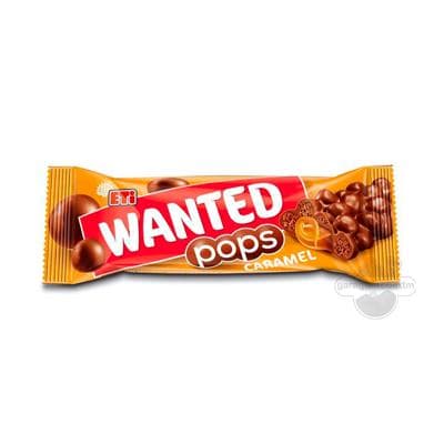 Batonçik Eti "Wanted Pops" karamel, 28 gr