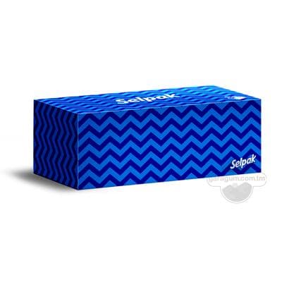 Gutuly salfetka Selpak 3 gatly, (100 sany)