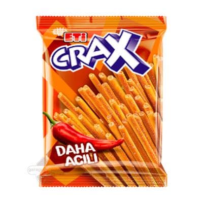Ekstra ajyly kreker taýajyklary "Eti" "Crax" 123 gr