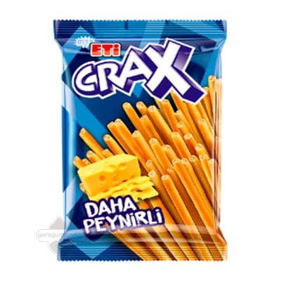 Ekstra peýnirli kreker taýajyklary "Eti" "Crax" 123 gr