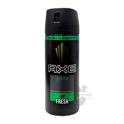 Dezodorant & Beden spreýi "Axe" Africa, 150 ml