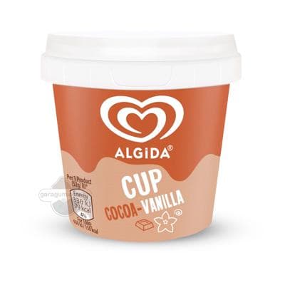 Doňdurma Algida "Cup" Kakao-wanil, 50 gr