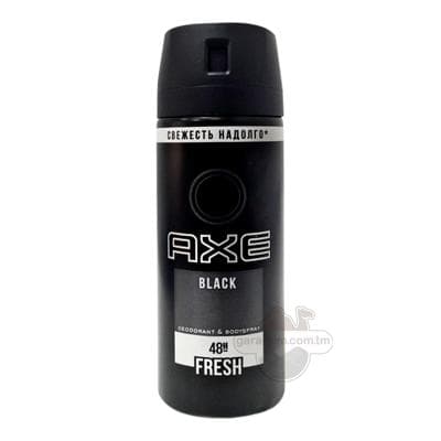 Dezodorant & Beden spreýi "Axe" Black, 150 ml