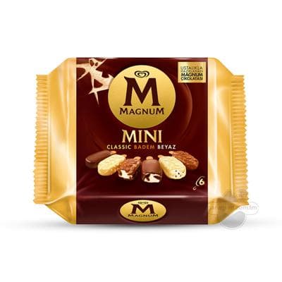 Doňdurma Magnum "Mini classic badem beyaz" 6 sany