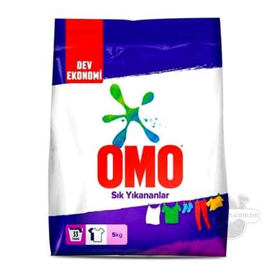 Kir ýuwujy soda "OMO", elde ýuwmak üçin, 5 kg