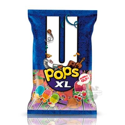 Sakgyçly karamel süýji Durukan "U pops" garyşyk miweler tagamly, 1248 gr (26 gr x 48 sany)