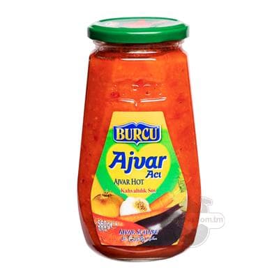 Ertirlik sousy Ajvar "BURCU" ajy, 310 gr