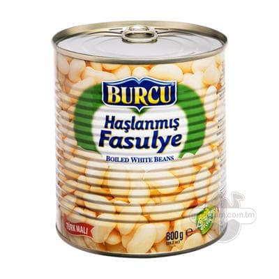 Gaýnadylan ak fasol "BURCU" 800 gr