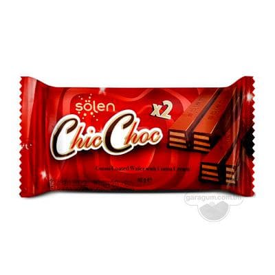 Şokolad örtülen wafli Şölen "Chic Choc" 40 gr
