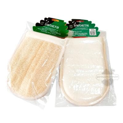 Ten üçin massaž sponž Sworth "Banyo kabak eldiven kare" (1 sany)