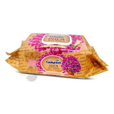 Çygly salfetkalar Ultra Compact "Italian bougainvillea", 100 sany