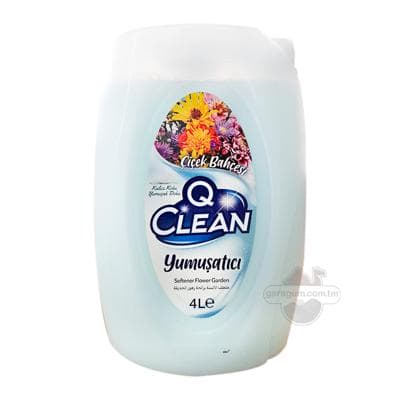 Geýim üçin ýumşadyjy Q Clean "Gül Bakjasy", 4 lt