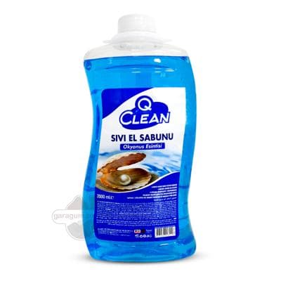 Antibakteriýal suwuk sabyn Q Clean "Okean Şemaly", 2000 ml
