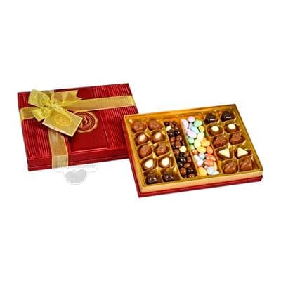 Süýji toplumy Bolçi "Red sateen box" assorti şokolad, 500 gr