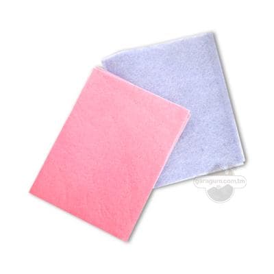 Tämizlik üçin salfetkalar 2 sany (gülgüne/siren)