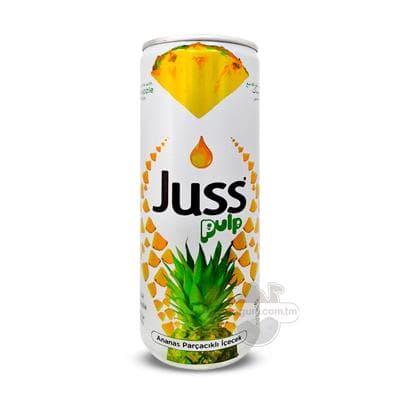 Alkogolsyz içgi "Juss Pulp" ananas bölejikli, 250 ml